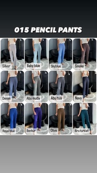 Celana Pensil Plisket BB/Pencil pleats pants / 015 (variasi 2)