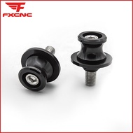 Z750 Motorcycle CNC Accessories Aluminium 10MM Bolts Swingarm Spools Slider Stand Screws For Kawasak