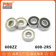 Stainless Steel Mini Bearing S608ZZ 608ZZ R-2280 608-2RS 8 * 22 * 7mm F2PJ