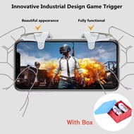 4 Fingers PUBG Gaming Accessories Mobile Phone ABS Gamepad Joystick Controller Game Trigger L1 R1 Ke