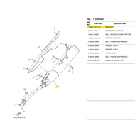 BBY-E4711-00 YAMAHA EZ115 MUFFLER EXHAUST ORIGINAL HLY EKZOS EZ 115