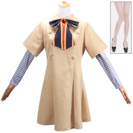 Movie M3GAN Cosplay Costume Kids Megan Dress AI Doll Robots Dress Top Socks Full Set Outfit for Girl