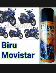 Pilox Diton Premium Atlantis Blue 9295 Biru Movistae Metalik Cat Mobil Motor 400cc pylok pilok dit