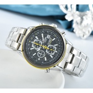 Citizen CITIZEN Stainless Steel Case Stainless Steel Strap Simple Fashion Elegant Men's Watch Rui Watch ys2