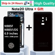 Super AMOLED For Samsung Note20 Ultra N985F N986B LCD Note 20 Ultra Display With Frame Digital Touch