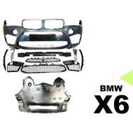 小亞車燈＊全新 寶馬 BMW F16 X6 升級 F86 X6M 樣式 前保桿 素材 PP 空力套件 製