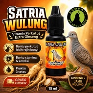 SEMPATI Vitamin Burung Perkutut Satria Wulung Ginseng Pro 3 Tetes Gacor Manggung Jamu Herbal Supleme