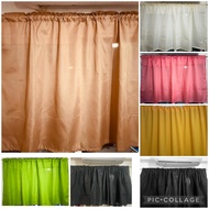 Affordable!! Plain Geena Kitchen Sink Curtains 60x30inches Standard Size /geena curtain