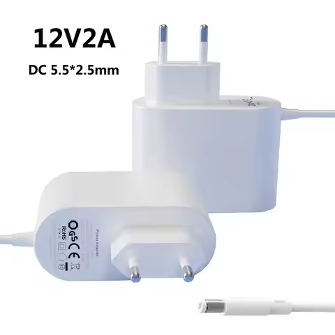 White 12V 2A Switching Power Supply Transformers DC12V 2A 12V2A AC DC Adaptor 12v 220 to 12 Volt 5.5