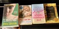 4本英文書 English books x4，Stieg Larsson: The girls who kicked the hornets’ nest,  Cecilia Ahern: P.S. I