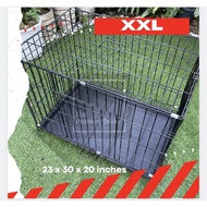 Dog Cage XXL Double XL Foldable Collapsable Cage for Dog Cat Rabbit Crate