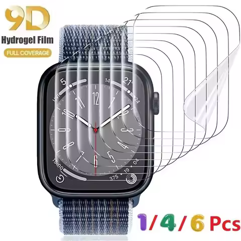 Hydrogel Film For Apple Watch 10 42 46 MM Screen Protector for Apple Watch Series 9 8 7 41 45 Ultra 
