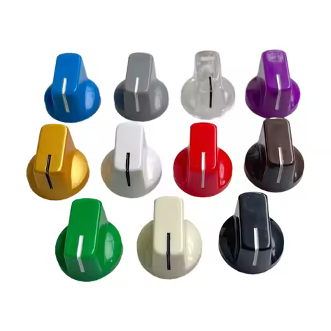 19x14 Guitar Amplifier Plastic Knob, HIFI DVD Volume Adjustment Knob, Effector Knob, Inner Hole 6.4M