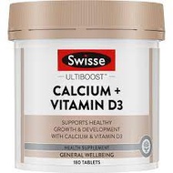 SWISSE ULTIBOOST CALCIUM PLUS VITAMIN D3 TABLETS 180S