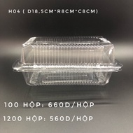100 plastic cake boxes H04 (TA04)