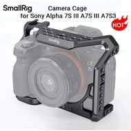 SmallRig a7s3 A7siii DSLR Cage for Sony Alpha 7S III Camera Cage With Cold Shoe Mount and Nato Rail 