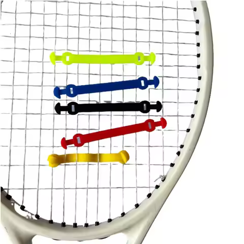 Vibration Dampeners Long Tennis Racket Shock Absorbers Double Knots Shockproof Damper Tennis Racket 