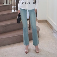 Quần JEAN KAYLIN form ôm ống loe chất vải Denim dầy dặn phong cách BST Hè 2025 - N2454