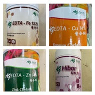 HIBOR, EDTA MIKRO MUDAH LARUT, EDTA FERUM (fe), EDTA KUPRUM (cu), EDTA MANGAN (mn), EDTA ZINK(zn), A