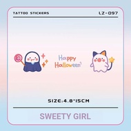Cross-Border Personality Cute Tattoo Stickers Party New Style Face Stickers Disposable Influencer Li
