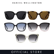 Daniel Wellington Eyewear Sunglasses - Grande Bio-acetate Black / Brown Demi Amber - EF(Eastern Fit) - DW - Fashion accessories - Unisex Sunglasses for women and men