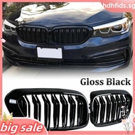 Front Kidney Grille Grill for  G30 G31 5-Series 530i 540i 2017-2020 in Glossy Black Car Design