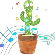 1pc-Dancing Talking Cactus Toys for Baby Boys and Girls, Singing Mimicking Recording Repeating What You Say Sunny Cactus Up Plus
