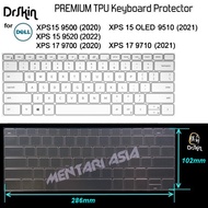 Keyboard Protector DELL XPS 15 9500 9510 9520 - DrSkin PREMIUM TPU