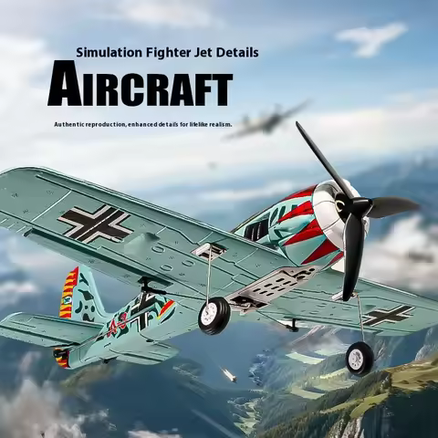 Qf013 Four Channel Fw190 Fighter Brushless Motor 2.4g Fixed Wing Aircraft Model Remote Control Foam