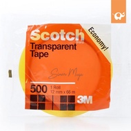 Scotch Transparent Tape 500 12mm x 66m Insulation/ CheapBENING
