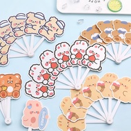 Cute Cartoon Folding Fan Child Holding Portable Fan Souvenirs for Summer