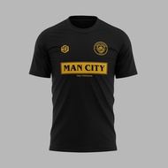 [READY STOCK] M4nchester C1ty Jersey Black/Gold