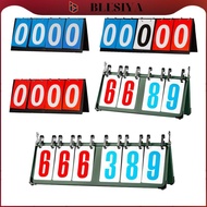 [Blesiya] Tabletop Flip Scoreboard 4/5/6 Digit Score Flipper Sports Scoreboard for Table Tennis Many