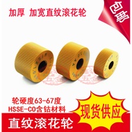 Cobalt Thickened Straight Grain Knurled Wheel Widened Straight Grain Knurled 25 * 12 * 8/25 * 16 * 8