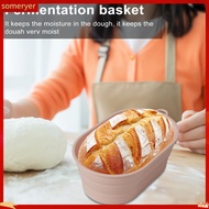 someryer|  Portable Kitchen Baking Tools Nonstick Air Fryer Accessories Foldable Silicone Bread Fermentation Basket for Air Fryers Non-stick Reusable Loaf Pan for Oven and Microwav