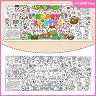 [DilidilidaMY] Easter Coloring Poster for Kids Drawing Paper Roll Art Craft Party Supplies DIY Table