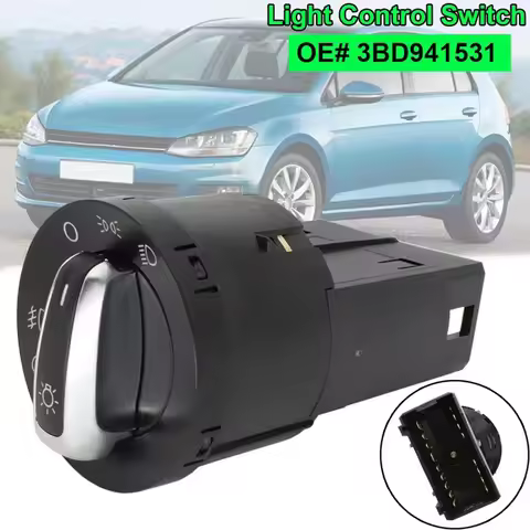 QE-4X 3BD941531A Car Headlight Switch 3BD 941 531 For VW Jetta Golf Bora MK4 Passat B5 Beetle T5 Pol