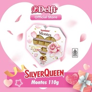 Delfi Silverqueen Montes Valentine Love Box 110g Kado Gif Pacar Temen Gebetan Ibu Ayah Suami Istri