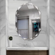 Mirror Free Shipping Bath Mirrors Single Beveled Edge Frameless Wall Mount Bathroom Vanity Mirror