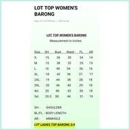 MODERN BARONG FOR WOMEN (INDIVIDUAL SELLING)