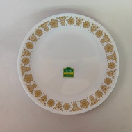 Corelle Plate Butterfly Gold Pattern