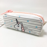 Cute Unicorn Pencil Case with Large Zips | Pencil Box | Cosmetic Pouch
