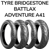 OFFER NEW TYRE BRIDGESTONE BATTLAX ADVENTURE A41 ADVENTURE : 90% ON ROAD (250CC~1300CC) F/R FOR BMW=