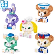 ️ Lboyu Block Disney Duffy Duffy Bear Star Delu Small Particle Block Toy