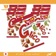 【From Japan】 Almond Glico, bagged type, 76g x 7 bags, Ezaki Glico caramels, individually wrapped, al