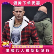 1/6 Deadpool Ryan Reynolds Normal Version Head Sculpt Deadpool Head Sculpt Ryan