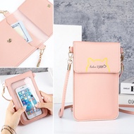 Student Wallet Crossbody Phone Bag JapaneseKorean Style Wallet Printed Small Bag Fashionable Card Holder Bag