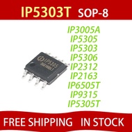 5Pcs IP5305 IP2163 IP2312 IP3005A IP5306 IP6505T IP6510 IP5303T IP5305T IP9315 IP5303 SOP-8 Power IC