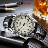 BLACKFUNNY Business Men Quartz Wrist Watch Waterproof Leather Strap Men’s Watch Ideal Gift for Men K
