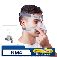 NM4 หน้ากากปิดจมูก สําหรับทุกขนาด พร้อมหมวก และหมอนอิง CPAP และ Auto CPAP BiPAP หน้ากากนอนกรน